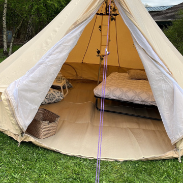 4 Meter Bell Tent for 1-3 Boho Look (WED24015)