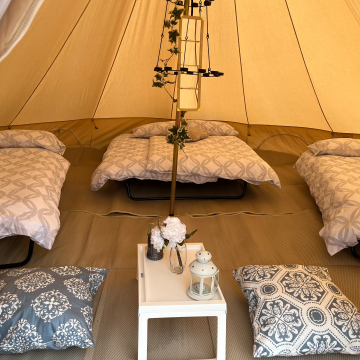 6 Meter Bell Tent for 6-8 Boho Look (WED24015)