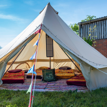 4M Bell Tent - Crazy Daisies - Festival Look 